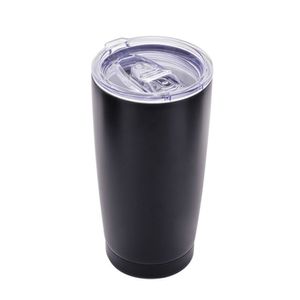 Copo Térmico Parede Dupla Com Tampa Preto 600Ml - Dolce Home
