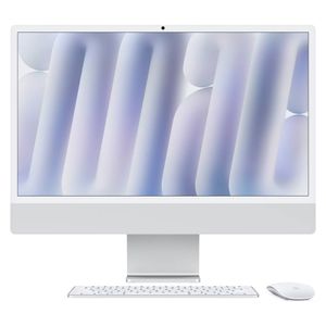 iMac 24" Apple M4 Tela 4.5K (16GB RAM 256GB SSD) - Prateado