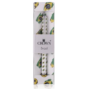 Caneta Crown Metal Brasil Creative Collection