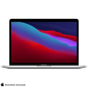 MacBook Pro 13" Apple, Processador M1 (8GB RAM, 512GB SSD) Prata