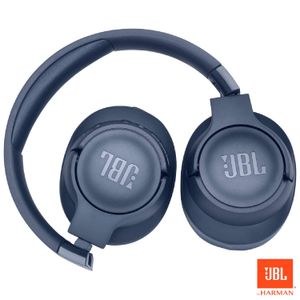 Fone De Ouvido Bluetooth JBL Over Ear TUNE760 Azul Até 35h De Bateria com Cancelamento De Ruído