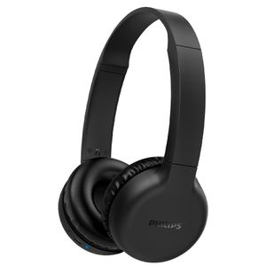 Fone de Ouvido Bluetooth Philips TAH1205BK Preto Bateria de Até 15h eRecarga de 15min =3h, Design Dobrável