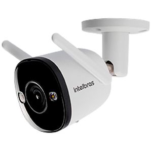 Câmera De Segurança Externa Wi-Fi Full Color Intelbras IM5+ Compatível Alexa E Google, Proteção IP67 Microfone Interno