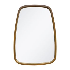 Espelho Decorativo Bulgue Freijó 70x48cm Orgânico