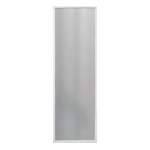 Espelho Emoldurado Barcelona Branco  120x40 cm Retangular