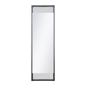 Espelho de Chão Industrial Multi Preto 153x43cm