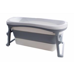 Banheira Dobravel Adulto Cinza