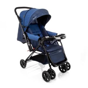 Carrinho de Bebê Reverse Azul Rajado - Cosco