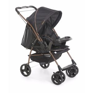Carrinho Milano Reversível II Preto e Cobre - Galzerano