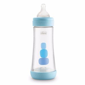 Mamadeira Perfect 5 300ML Fluxo Rápido Chicco Azul