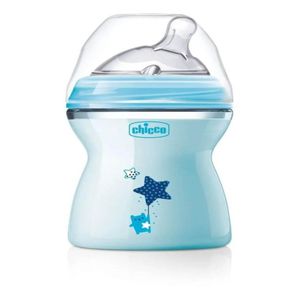 Mamadeira Step Up 250Ml Fluxo Médio (0M+) Azul Chicco