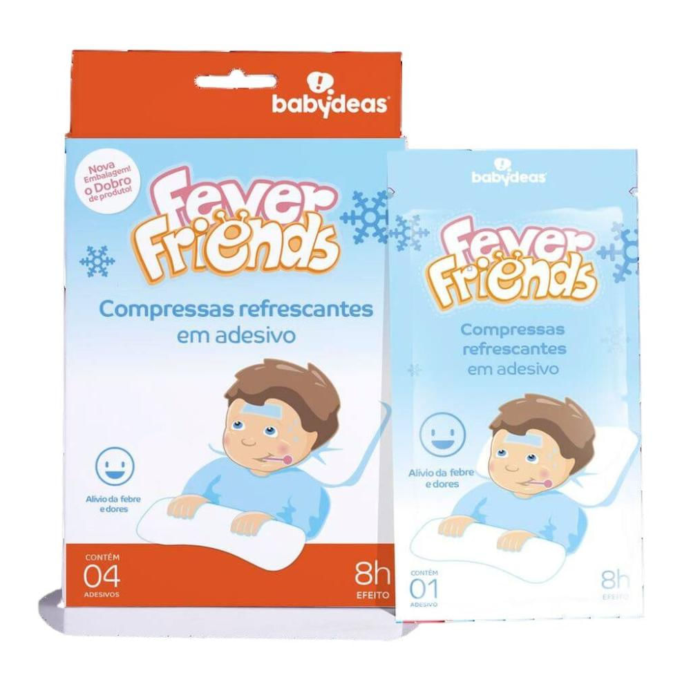 Compressas Antitérmicas em Gel Fever Friends 4 Und INR