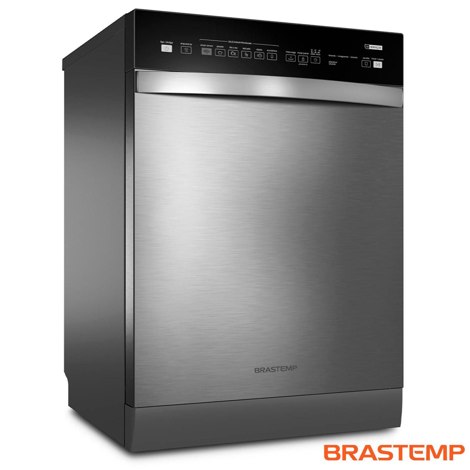 Lava-Louças Brastemp 14 Serviços Inox com Ciclo Pesado e Delicado BLF14AR