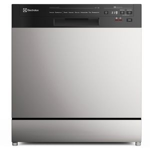 Lava-Louça Electrolux 8 Serviços Inox com Programa Lava e Seca 50' (LS08E) 127V