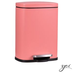 Lixeira Matte com 05 Litros de Capacidade Terracota - YOI