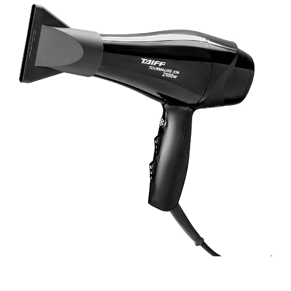 Secador de Cabelo Taiff Turmaline com 02 Velocidades e 2100W Preto