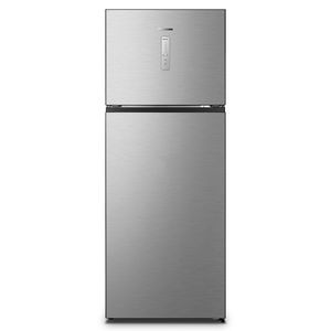 Refrigerador Duplex Top Freezer Hisense Design Pure Flat Super Cool Frost Free Inverter com 466 Litros Inox - RT3N461