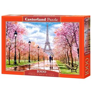 Puzzle 1000 Peças Passeio Romântico em Paris - Castorland Imp. (C-104369-2)