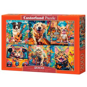 Puzzle 2000 Peças Meu Pet Preferido - Castorland Imp. (C-200948-2)
