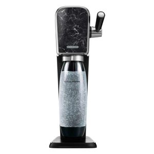 Máquina para Gaseificar Água com Gás Art Marble Preta Mármore - Sodastream