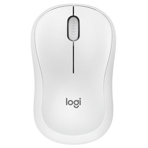 Mouse Sem Fio Logitech M240 Bluetooth, Clique Silencioso, Design Ambidestro, Bateria de 18 Meses - Branco