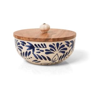 Pote Com Tampa Versailles Narciso 19,5X11cm - Copa & Cia
