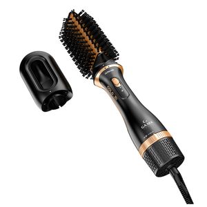 Escova Secadora Gama Italy Multicabeças Gold Ion 3D com 03 Velocidades e 1200W Preto e Dourado - ESCGOLD3D