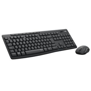 Combo Teclado e Mouse sem fio Logitech MK295 Silencioso, Conexão USB, Pilhas Inclusas e Layout ABNT2