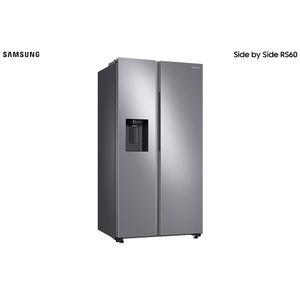 Refrigerador RS60 Samsung Side by Side Inverter 602 Litros com All Around Cooling™ e SpaceMax™ Inox Look - RS60T520