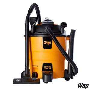 Aspirador de Pó e Água Vertical WAP GTW 55 3 em 1 com Capacidade de 55 Litros com Soprador - GTW55