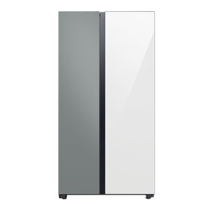 Refrigerador Side by Side com All Around Cooling™ e SpaceMax™ com 626 Litros Satin Gray e Clean White - RS60CB70