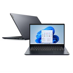 Notebook Lenovo Ideapad 1i, Intel Core i7 1255U, 16GB, 512GB SSD, Tela de 14", Abyss Blue  - 83AF0002BR