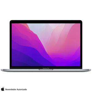 Notebook Apple MacBook Pro 13" M2 (CPU de 8 núcleos e GPU de 10 núcleos, 8 GB RAM , 512 GB SSD) - Cinza Espacial