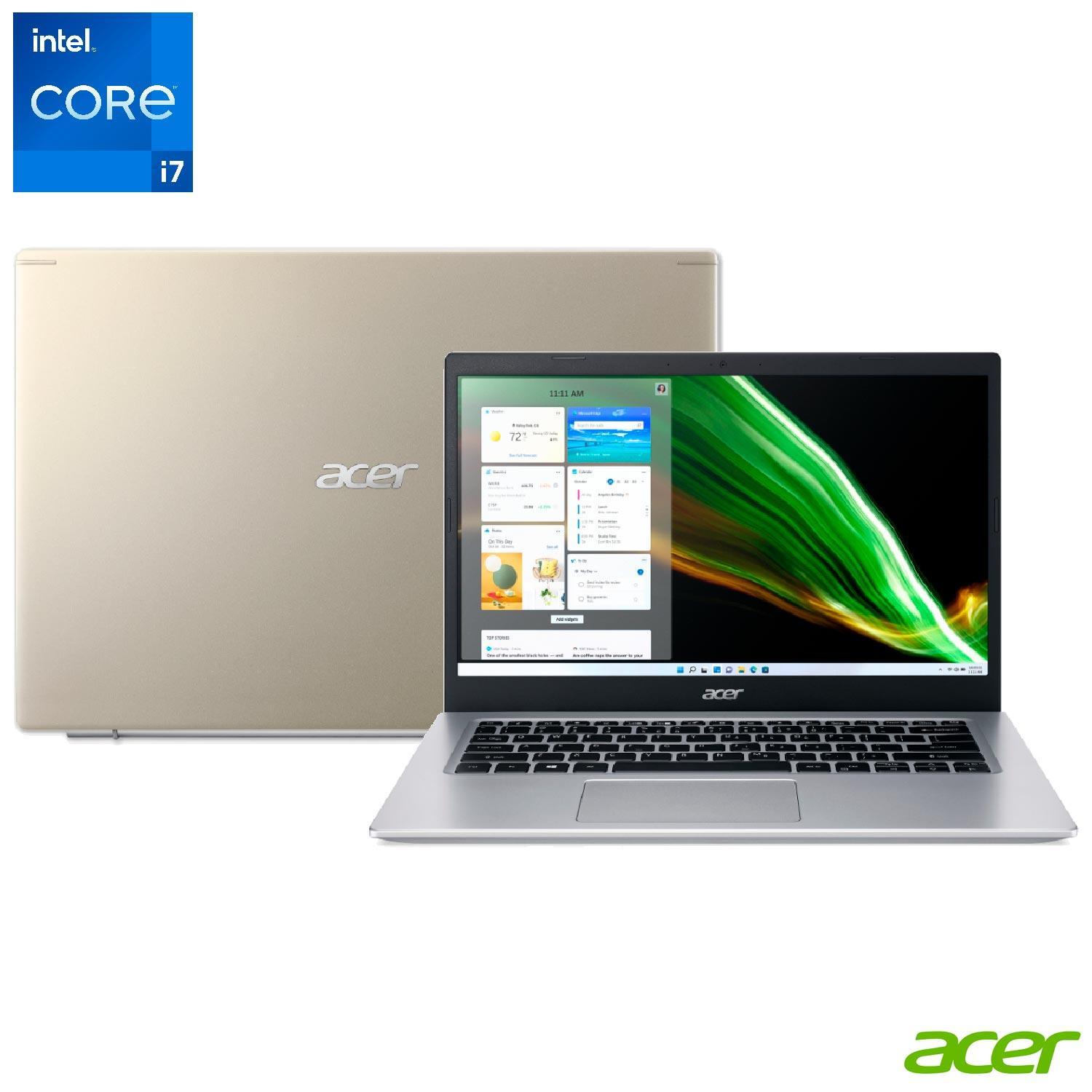 Notebook Acer Aspire 5, Intel Core i7 1165G7, 8GB, 512GB SSD