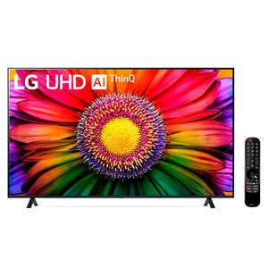 Smart TV LG 75'' 4K UHD HDR Thinq AI Wi-Fi Bluetooth Google Assis. Alexa Apple Airplay - 75UR871C0SA.BWZ