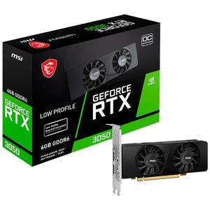 Placa de Vídeo MSI GeForce RTX 3050 Low Profile 6GB GDDR6 96 bits - 912-V812-023