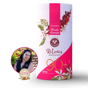 Café Torrado e Moído Florada 90+ Zora Macedo 3 Corações Lata 250g