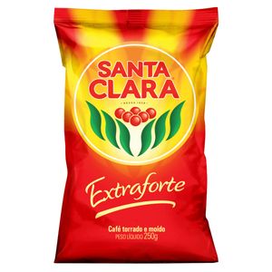 Café Torrado e Moído Santa Clara Extra Forte Pacote 250g