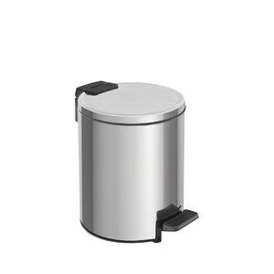 Lixeira com Pedal Tramontina Loop Aço Inox Polido 3 Litros