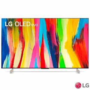 2022 Smart TV LG 42" Polegadas 4K OLED42C2 Evo 120Hz Nvidia GE FORCE NOW G-Sync FreeSync 4x HDMI ThinQ Google Alexa