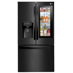 Refrigerador French Door LG de 04 Portas Frost Free InstaView Door-in-Door com 660 Litros Black Inox - GM-X288