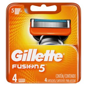 Carga para Aparelho de Barbear Gillette Fusion5 4un