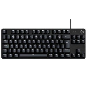 Teclado Mecânico Gamer Logitech G413 TKL SE com Layout ABNT2, Iluminação Branca e Teclas Mecânicas Tactile - Preto