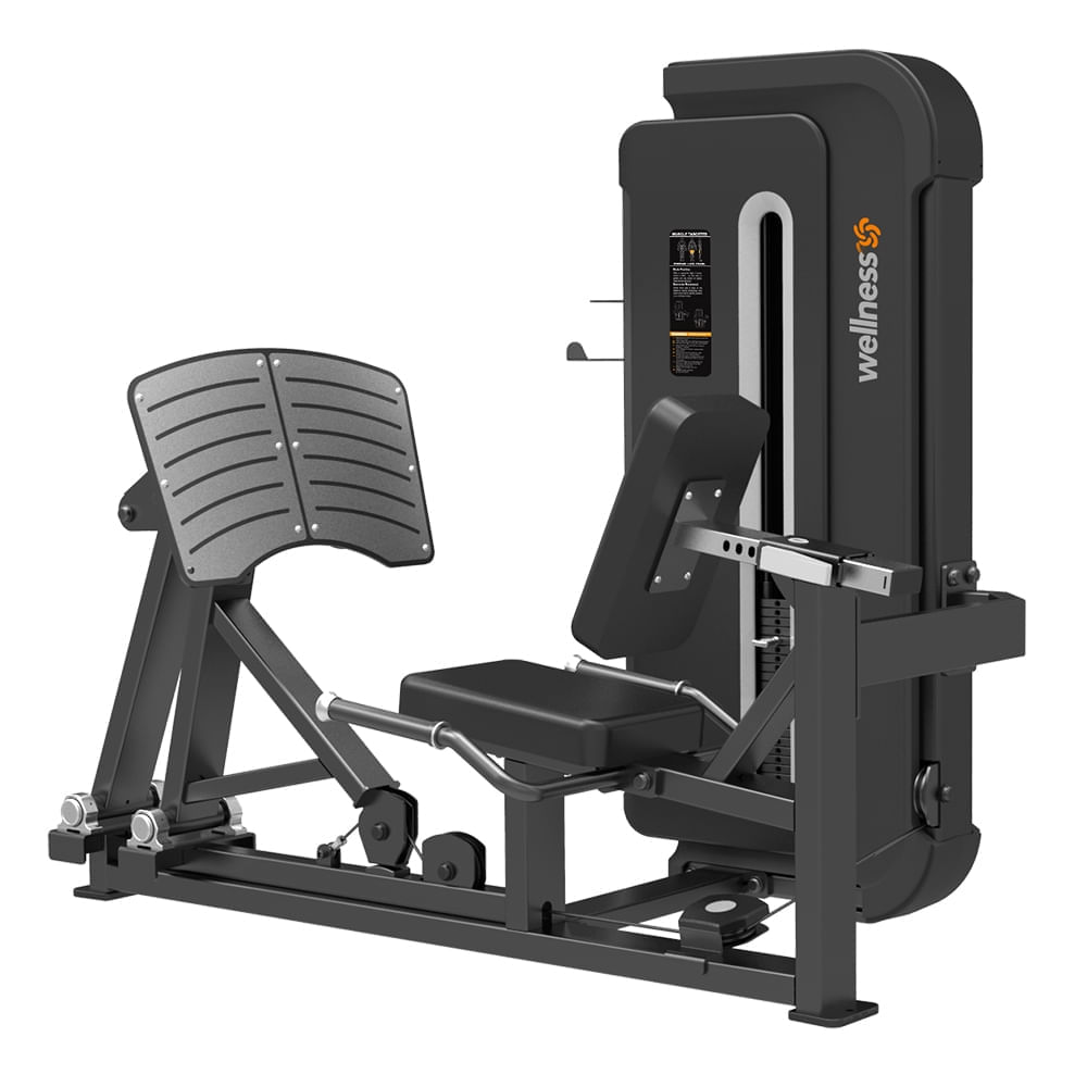 Leg Press Horizontal New Classic Preto Profissional Wellness