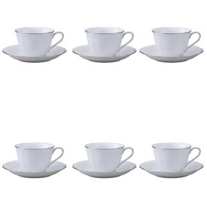 Jogo de xícaras para café Noritake Princess Bouquet 6 peças