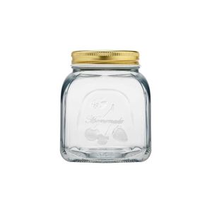 Pote Pasabahçe Homemade em vidro e tampa metal 500ml
