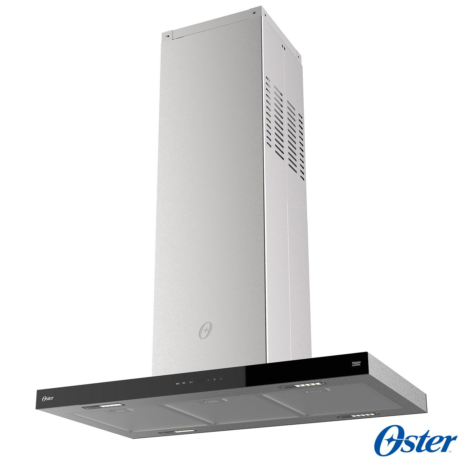 Coifa de Ilha Oster 90 cm com 03 Velocidades, Painel Touch Control - OCFA590