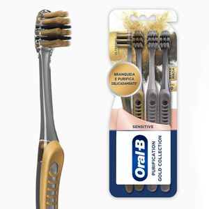 Escova de Dentes Oral-B Purification Gold Collection 4un