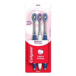 Escova de Dentes Colgate Gengiva Therapy 3un