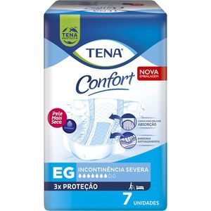 Fralda Geriatrica Tena Confort EG com 7un